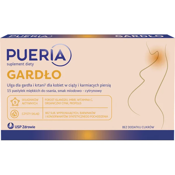 Pueria Hals Lutschtabletten für Schwangere und Stillende zur Linderung von Hals- und Rachenbeschwerden