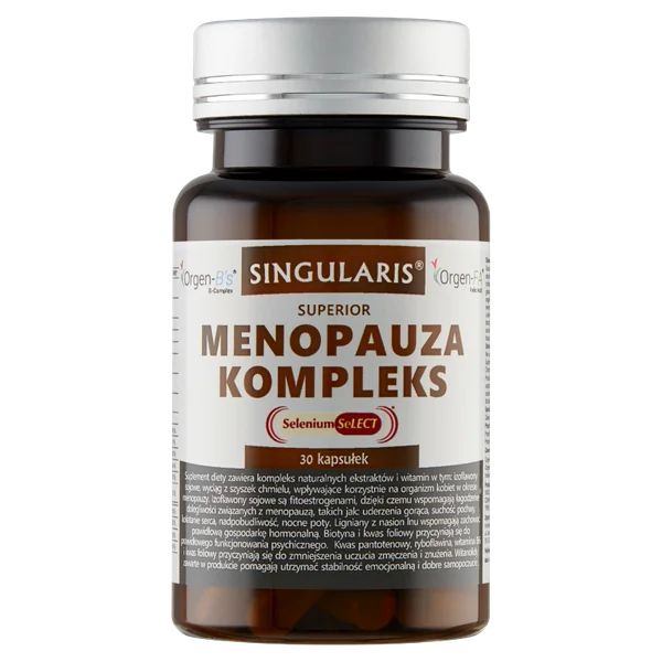 Singularis Menopause Komplex 30 Kapseln – Nahrungsergänzung für Frauen in den Wechseljahren