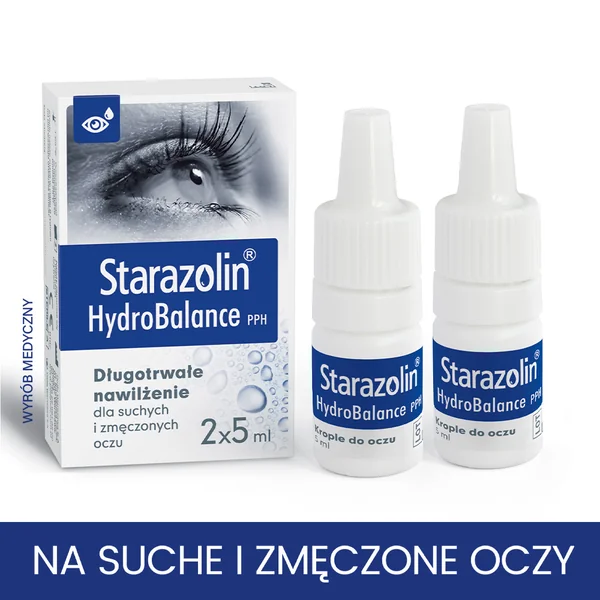 Starazolin HydroBalance PPH Augentropfen – sterile Augentropfen mit Hyaluron für trockene, gereizte und müde Augen