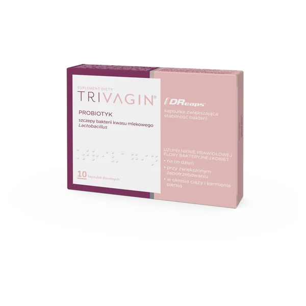 Trivagin 10 Kapseln – Gynäkologisches Probiotikum für eine gesunde Vaginalflora und Intimbalance