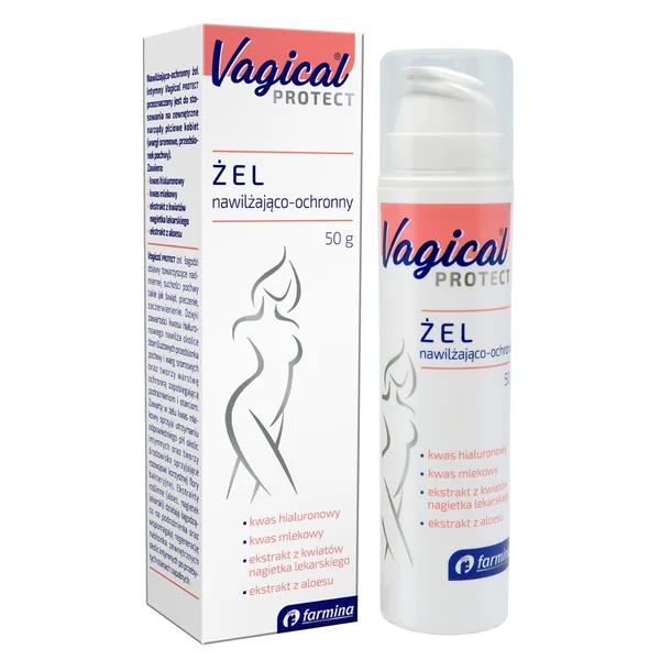 Vagical Protect feuchtigkeitsspendendes Intimgel 50 g für Frauen, schützt und regeneriert die Schleimhaut der äußeren Genitalien