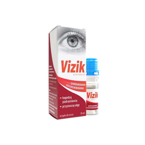 Vizik Augentropfen 10 ml – beruhigend, feuchtigkeitsspendend, für rote und gereizte Augen, ohne Konservierungsstoffe.