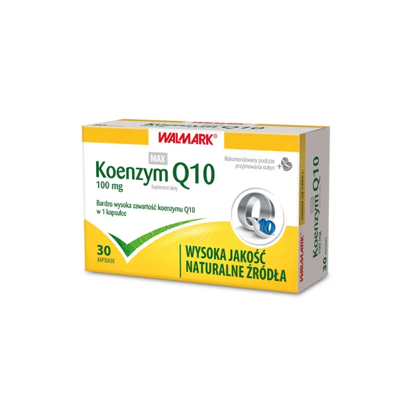 Walmark Coenzym Q10 Max 100 mg 30 Kapseln – Q10 für Energie, Herz und Zellschutz
