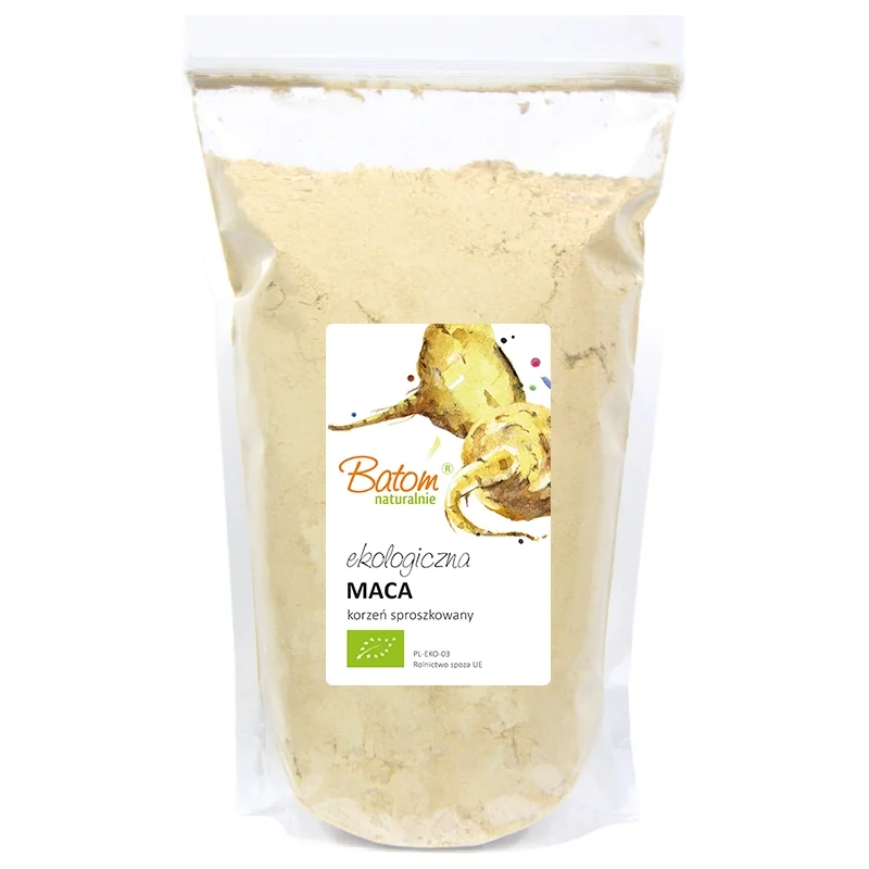 BIO Maca Pulver 1 kg – gemahlene Maca-Wurzel aus Peru, nährstoffreich und bio