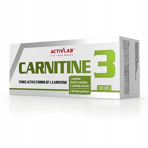Activlab Carnitine3 L-Carnitin 120 Kapseln – Supplement für Energie, Fettstoffwechsel und Trainingsleistung.