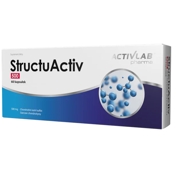 Activlab StructuActiv 500 Kapseln – Nahrungsergänzung mit Chondroitin für gesunde Gelenke und Knorpel