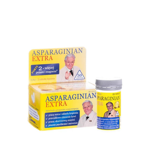 Asparaginian Magnezu Potasu Extra Tabletten – Unterstützung für Herz, Muskeln und Nerven
