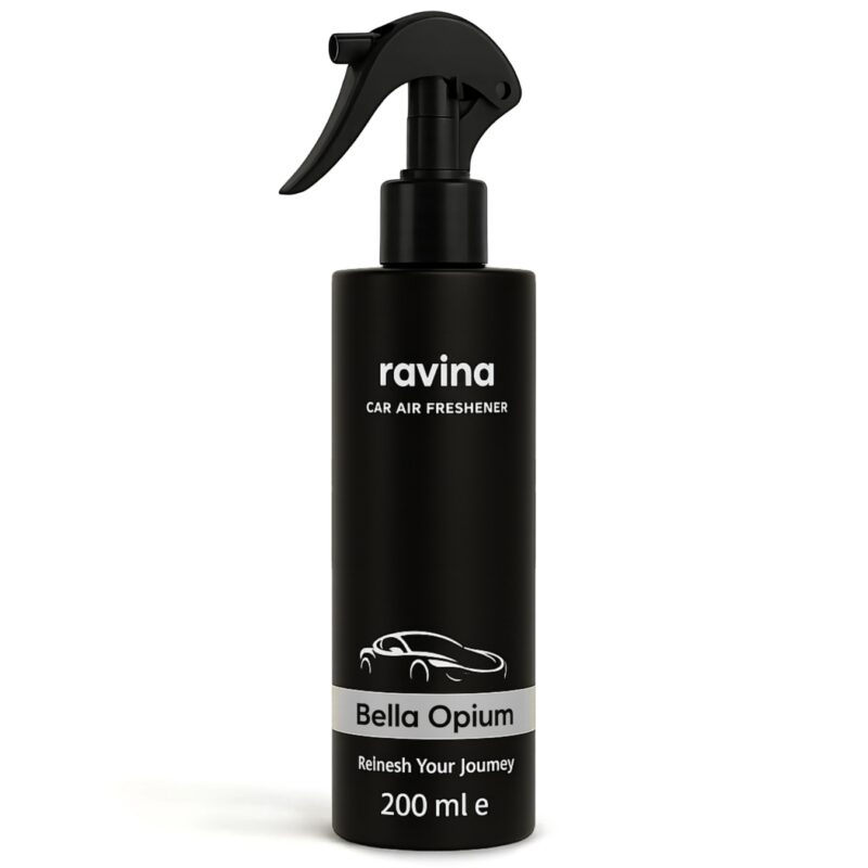 Auto-Parfüm Bella Opium im Spray, inspiriert von Black Opium YSL, für sinnlichen, femininen Duft im Auto