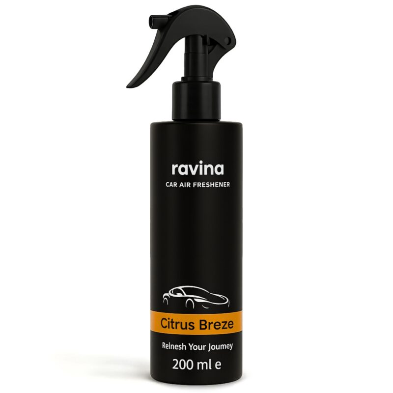 Auto-Parfüm Citrus Breeze im Spray für frischen, zitrusartigen Duft und langanhaltende Sauberkeit im Auto