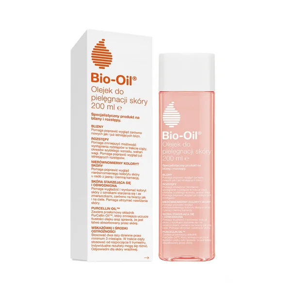 Bio-Oil Öl gegen Dehnungsstreifen und Narben, 200 ml, feuchtigkeitsspendendes Hautpflegeöl
