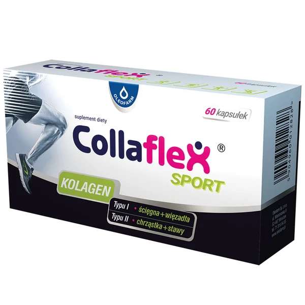 Collaflex Sport Kapseln – Nahrungsergänzung mit Kollagen Typ I & II, Chondroitinsulfat, Hyaluronsäure für Gelenke und Sehnen