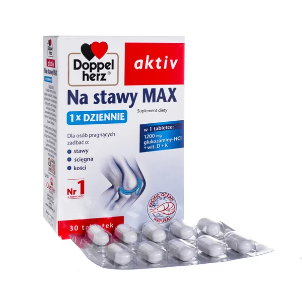 Doppelherz Aktiv Gelenke Max 30 Tabletten – Nahrungsergänzung zur Unterstützung von Gelenken und Knorpel