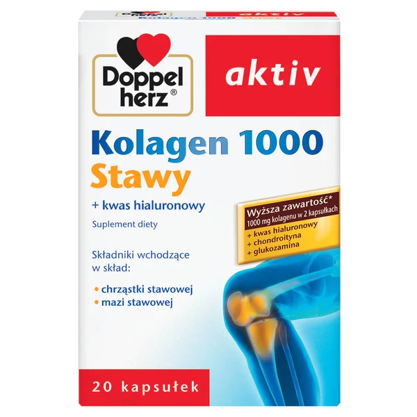 Doppelherz aktiv Kollagen 1000 Kapseln zur Unterstützung der Gelenk- und Knorpelgesundheit
