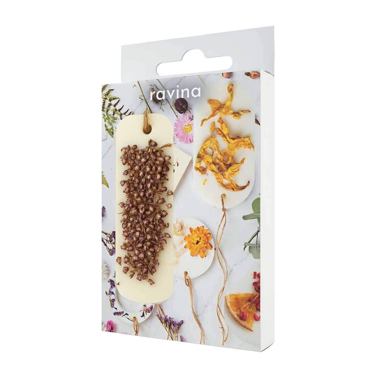 Handgefertigter Duftanhänger „Fliederblüten“ aus Sojawachs – natürlicher, frischer Fliederduft für Schränke, Schubladen und Koffer