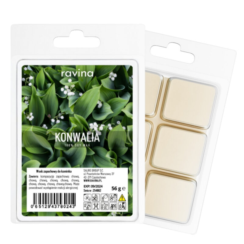 Duftwachs „Maiglöckchen“ – frischer, zarter Duft von Maiglöckchen, grünen Blättern und ozonischen Noten