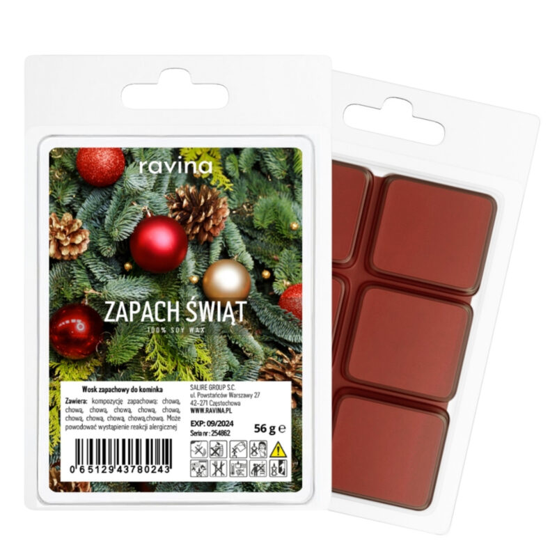 Duftwachs „Weihnachtsduft“ – warmer, festlicher Duft mit Orange, Nelken, Zimt, Vanille und Kiefernholz