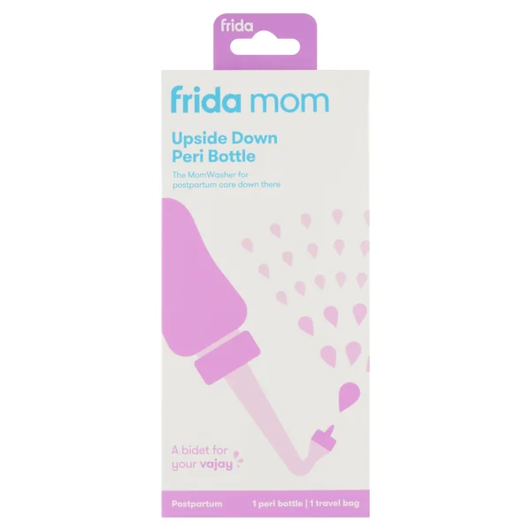 Frida Mom Mini-Intimdusche 1 Stück für sanfte Intimhygiene nach der Geburt mit wasserabweisendem Beutel