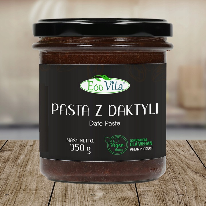 Dattelpaste Creme 350 g – natürliche Dattelcreme aus 100 % getrockneten Datteln, cremig und süß im Geschmack