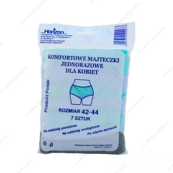 Horizon Einwegslips für Frauen Größe 42–44, atmungsaktiv und komfortabel für sicheren Halt von Wochenbett-Einlagen