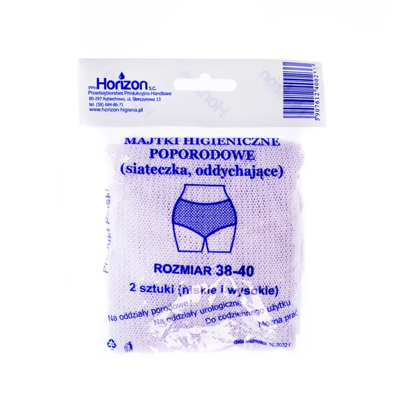 Horizon hygienische Wochenbett-Slips Größe 38–40 aus atmungsaktivem Netzmaterial für sicheren Halt von Einlagen