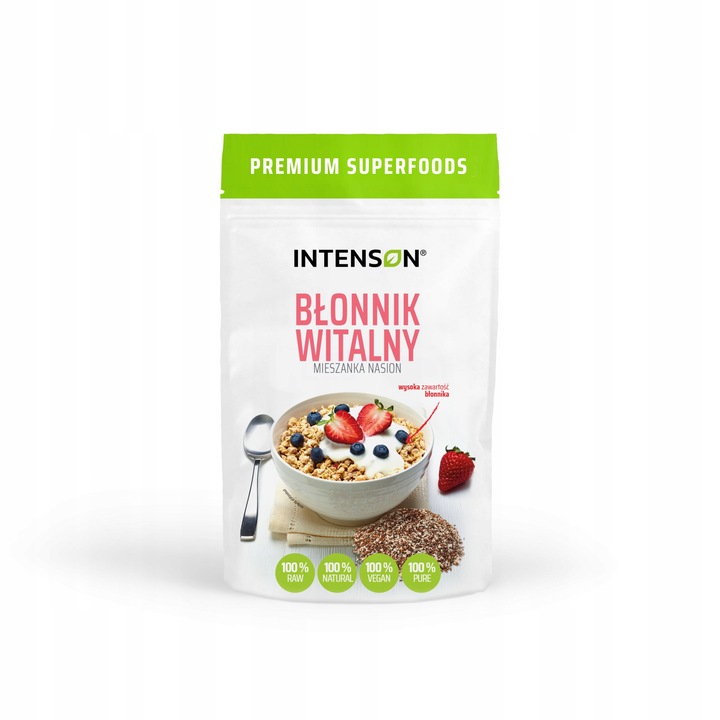 Intenson Vitalfaser 1 kg Packung – natürliche Flohsamen-Ballaststoffmischung für gesunde Verdauung