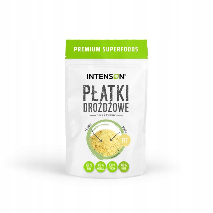 Intenson inaktive Hefeflocken 100 g – vegane, glutenfreie Flocken mit käse-nussigem Geschmack