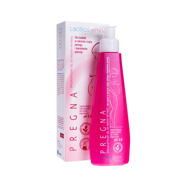 LaciBios Femina Pregna Intimgel 150 ml für sanfte Pflege empfindlicher Intimbereiche während Schwangerschaft und Stillzeit