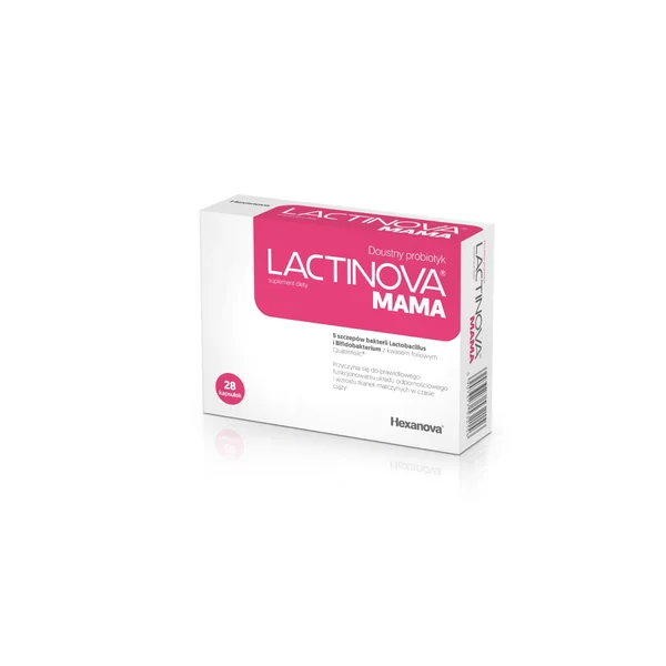 Lactinova Mama Kapseln für Schwangere mit Probiotika, Präbiotikum und Quatrefolic® Folsäure