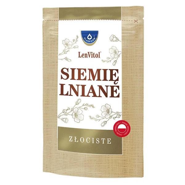 LenVitol Goldene Leinsamen 450 g – ballaststoffreiche Leinsamen in hochwertiger Qualität