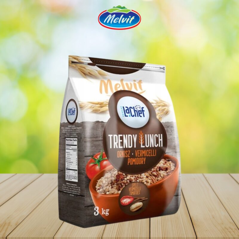 Melvit La Chef Trendy Lunch Dinkel mit Vermicelli und Tomaten 3 kg