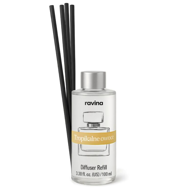 Tropische Früchte Diffuser Nachfüllung mit Mango, Ananas, Passionsfrucht und Vanille – fruchtiger Duft