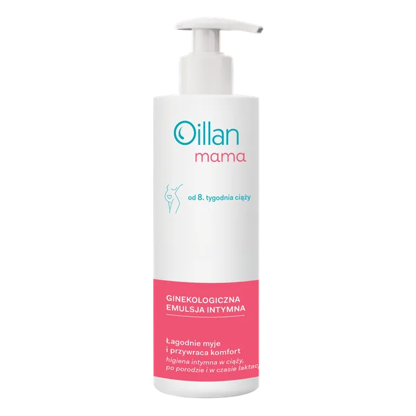 Oillan Mama gynäkologische Intim-Emulsion 200 ml für milde Pflege empfindlicher Intimbereiche in Schwangerschaft und Stillzeit