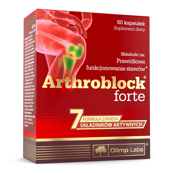Olimp Arthroblock Forte – Gelenksupplement mit Glucosamin, Chondroitin und Hyaluronsäure zur Unterstützung der Gelenkgesundheit