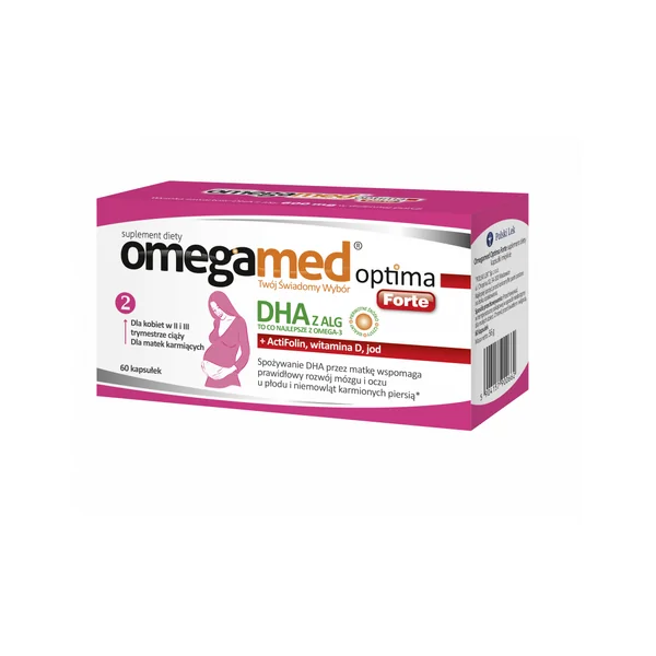 Omegamed Optima Forte Kapseln – DHA, Folsäure, Vitamin D und Jod für Schwangere und stillende Mütter