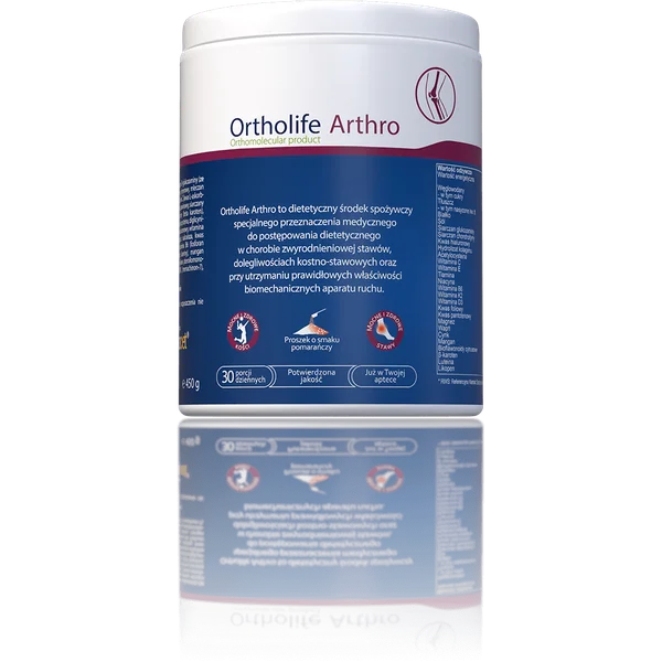 Ortholife Arthro Pulver zur Unterstützung von Gelenken und Knochen mit Kollagen, Glucosamin, Chondroitin, Hyaluronsäure und Vitaminen