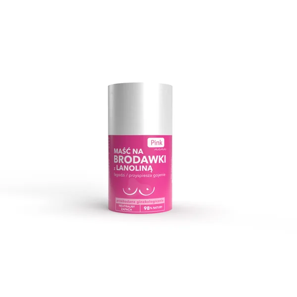 PINK MAMA Brustwarzensalbe 50 ml für Schwangere und stillende Mütter, schützt und pflegt empfindliche Brustwarzen