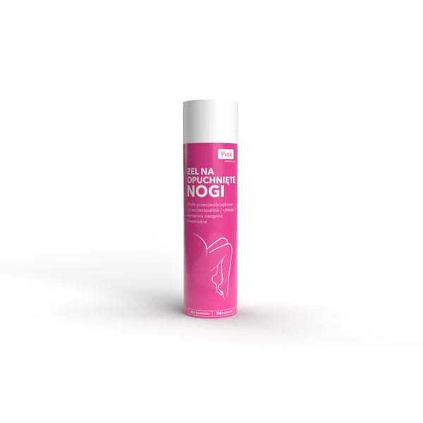 PINK MAMA Gel gegen geschwollene Beine 200 ml – kühlendes Beinpflege-Gel für schwere und müde Beine