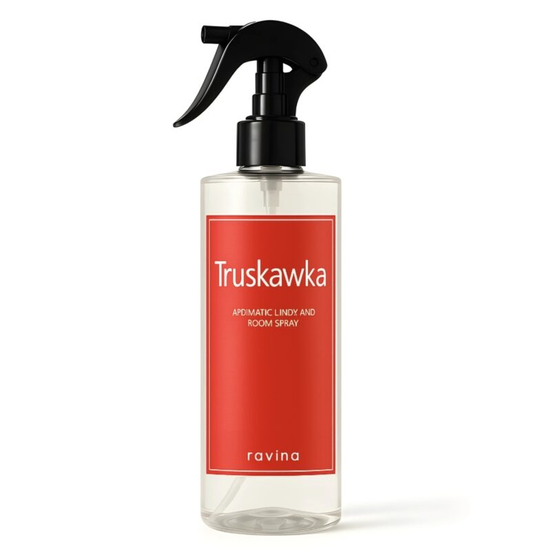 Raumspray Erdbeere Flasche – Duft nach frischen Erdbeeren, süß, fröhlich und angenehm für Küche, Kinderzimmer und Schlafzimmer