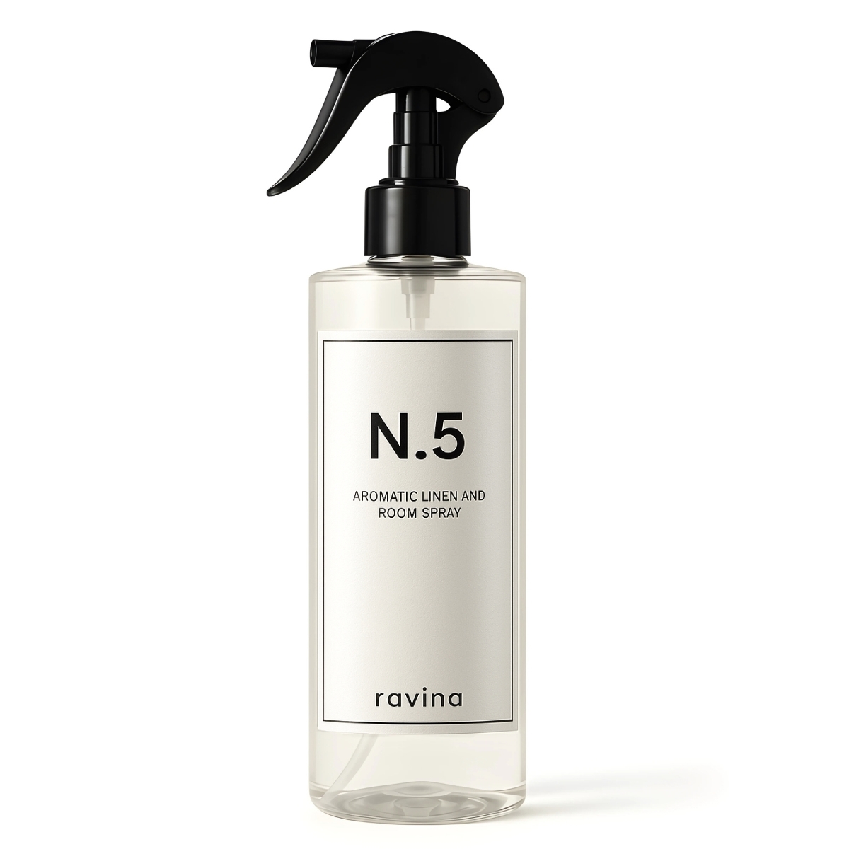 Raumspray N.5 Flasche – Duft inspiriert von Chanel No.5, zeitlos, elegant und feminin für Schlafzimmer, Garderobe und Home-Spa