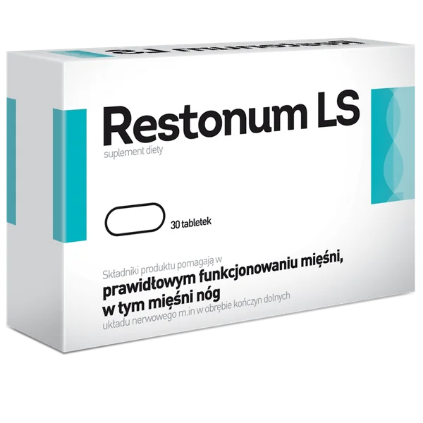 Restonum LS Nahrungsergänzungsmittel – Unterstützung von Muskeln, Nervensystem und Knochen, 30 Tabletten