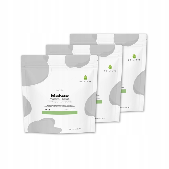 Matéa Makao naturove Matcha Kakao Set 300g – natürliche Energie aus Matcha und Kakao