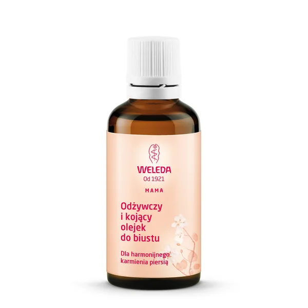 Weleda Nährendes und Beruhigendes Brustöl 50 ml – sanfte Pflege für elastische, gut genährte Brusthaut während Schwangerschaft und Stillzeit