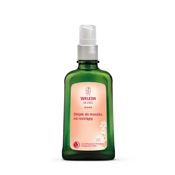 Weleda Dehnungsstreifen-Massageöl für Schwangere, 100 ml, natürliche Pflege gegen Schwangerschaftsstreifen