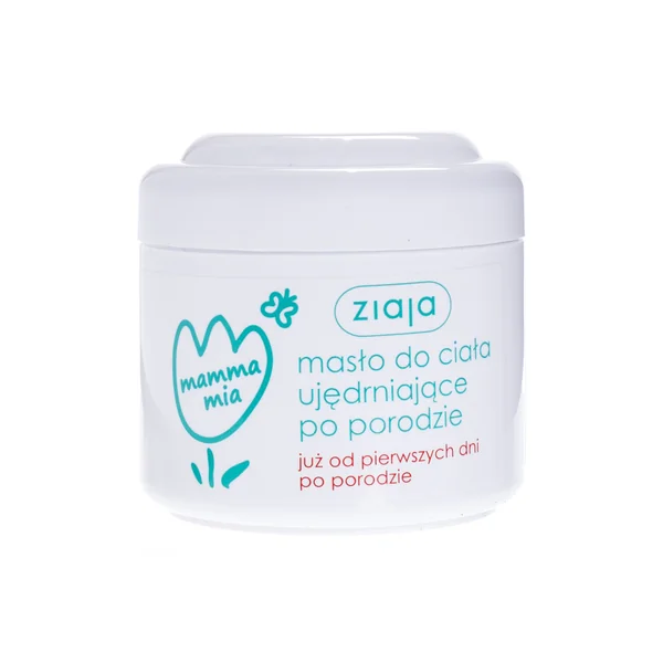 Ziaja Mamma Mia Körperbutter nach der Geburt, straffend, feuchtigkeitsspendend und pflegend für Bauch, Hüften, Oberschenkel und Brust