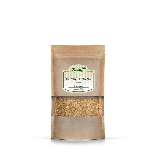 Ziółko Goldene Leinsamen Körner 500 g – gesunde Leinsamen für Verdauung, Sättigung und Schutz der Schleimhäute
