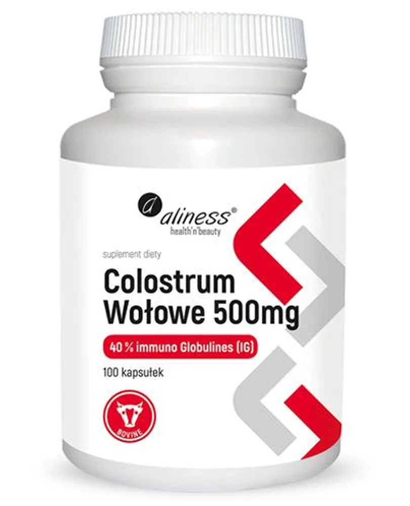 ALINESS Rinder-Colostrum 500 mg Kapseln, Nahrungsergänzung zur Unterstützung von Immunsystem und Geweberegeneration