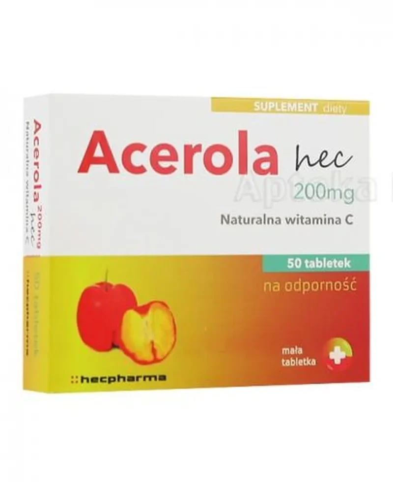 Acerola HEC 200 mg Tabletten mit natürlichem Vitamin C zur Unterstützung des Immunsystems
