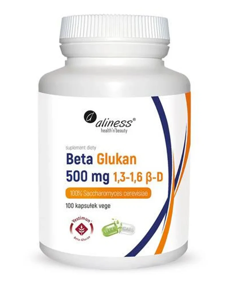 Aliness Beta-Glucan 500 mg, 100 Kapseln – Nahrungsergänzung zur Unterstützung des Immunsystems