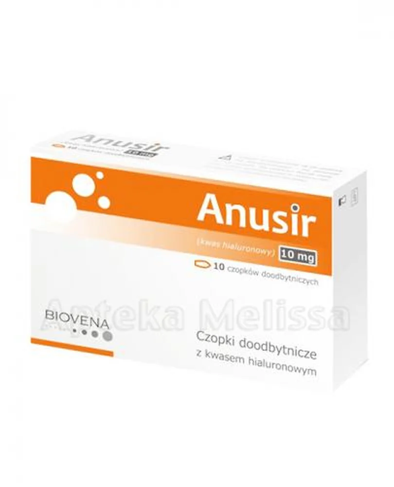 Anusir rektale Zäpfchen mit Hyaluronsäure zur Pflege der Rektalschleimhaut 10 Stück