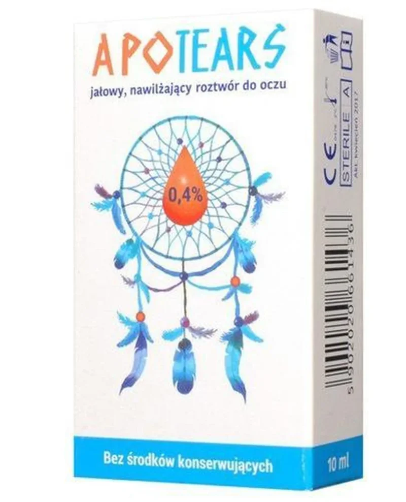 ApoTears Augentropfen 0,4 % 10 ml mit Hyaluronsäure zur Befeuchtung trockener Augen
